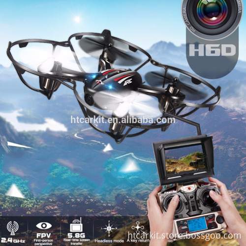 2017 5.8GHz FPV Real Time Transmissio - 2.4GHz 6-Axis Gyro Drone JJRC H6D RC Quadcopter Drone with HD Camera